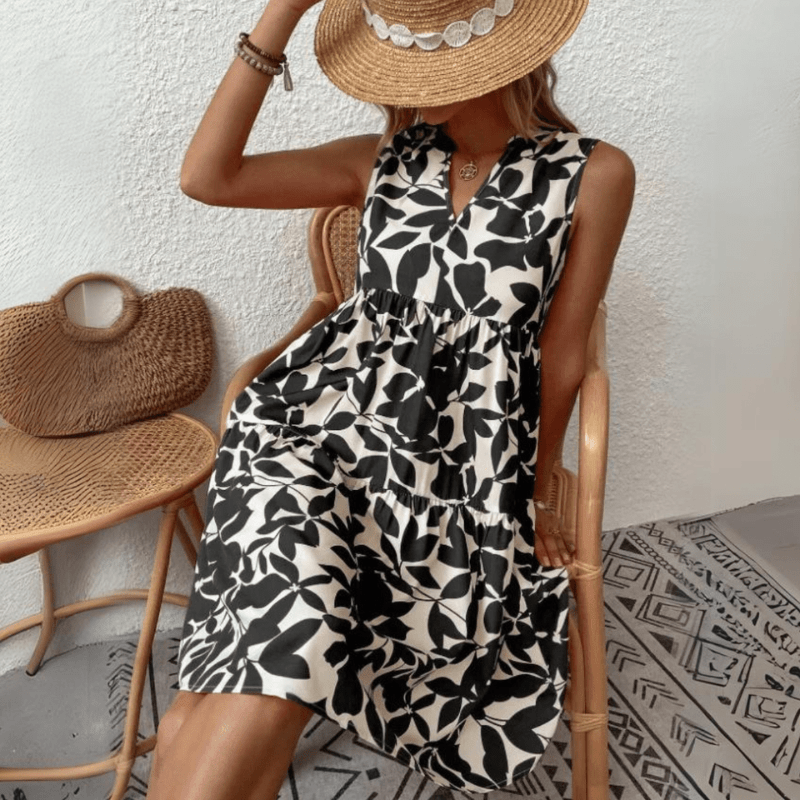 ELYRA™ | Mid-length sleeveless A-line dress