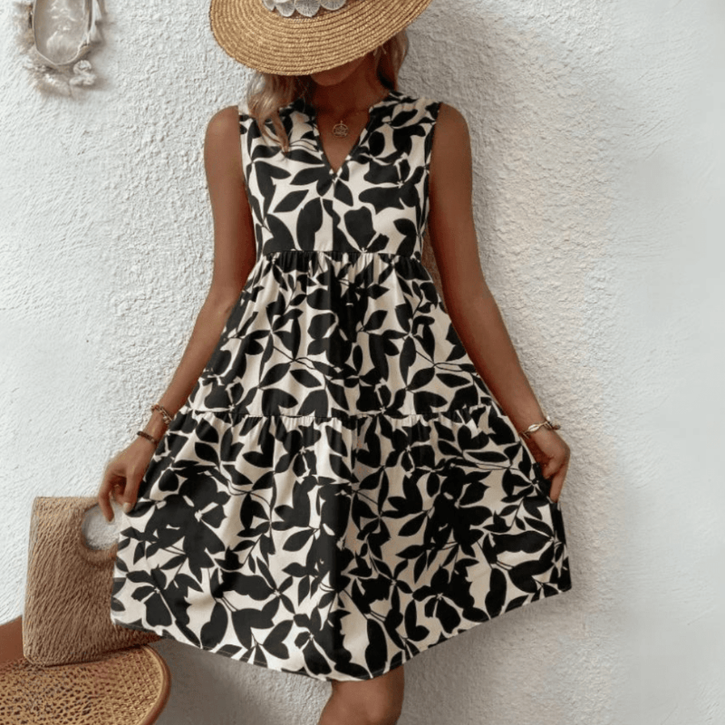 ELYRA™ | Mid-length sleeveless A-line dress