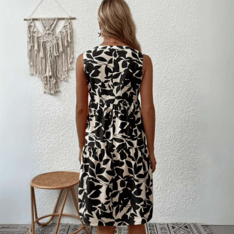 ELYRA™ | Mid-length sleeveless A-line dress