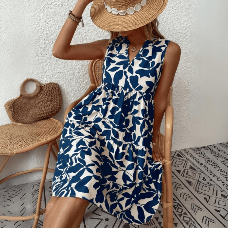 ELYRA™ | Mid-length sleeveless A-line dress
