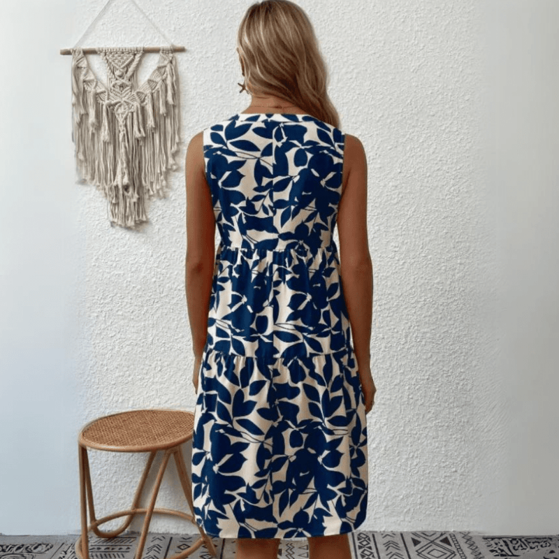 ELYRA™ | Mid-length sleeveless A-line dress