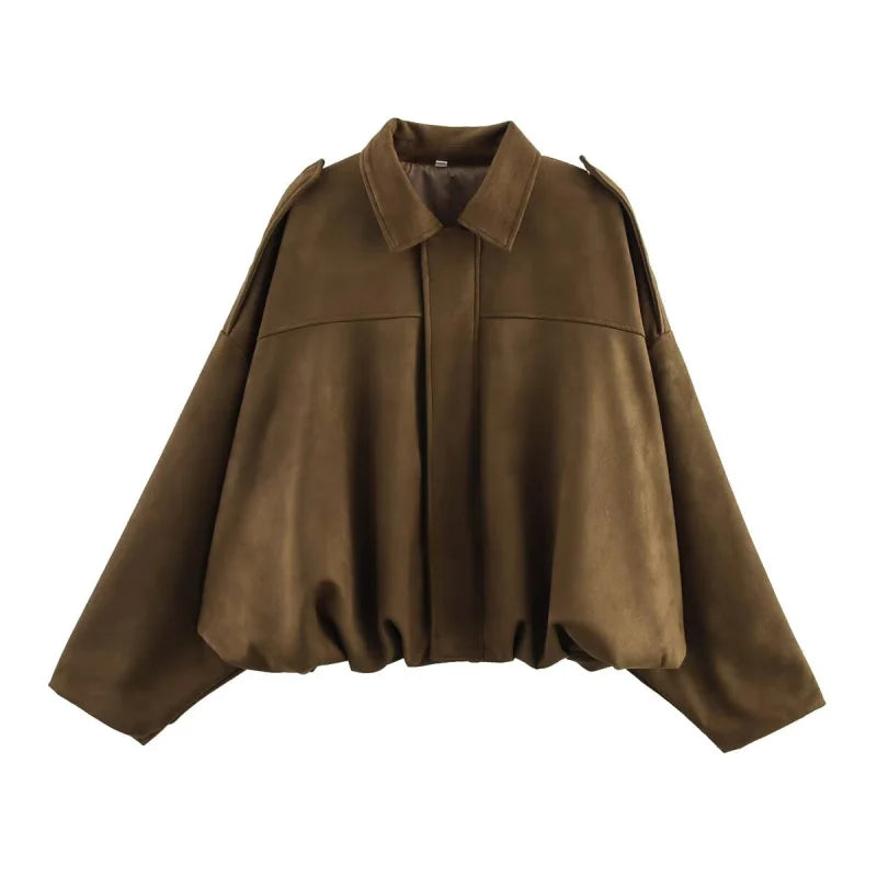 ELYRA™ | Blouson bomber en daim