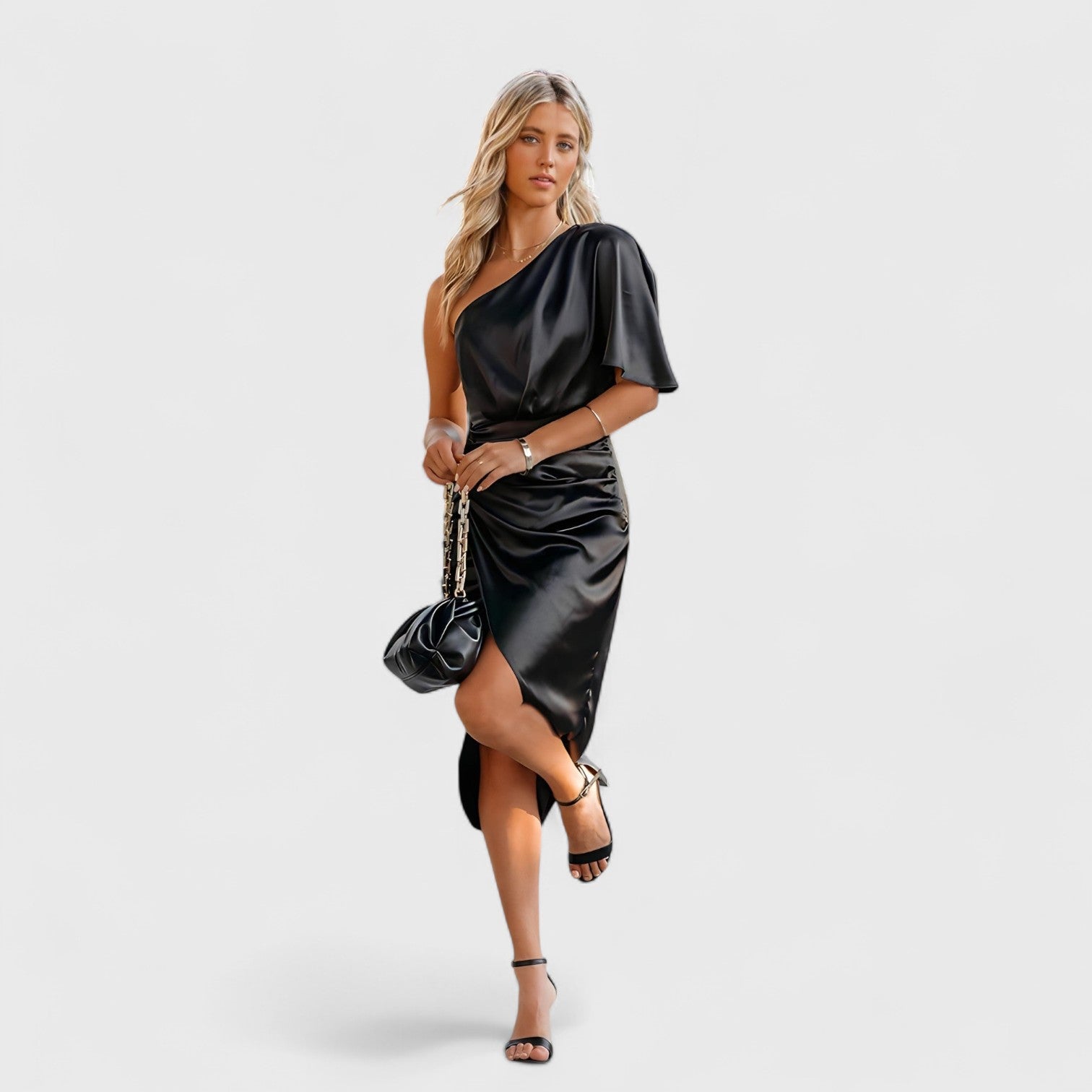 ELYRA™ | Elegant One-Shoulder Dress
