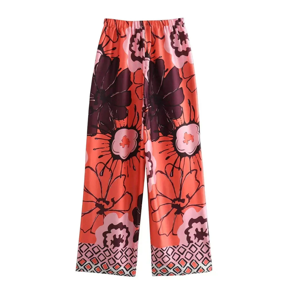 ELYRA™ | Ensemble Kimono à Fleurs & Pantalons Amples