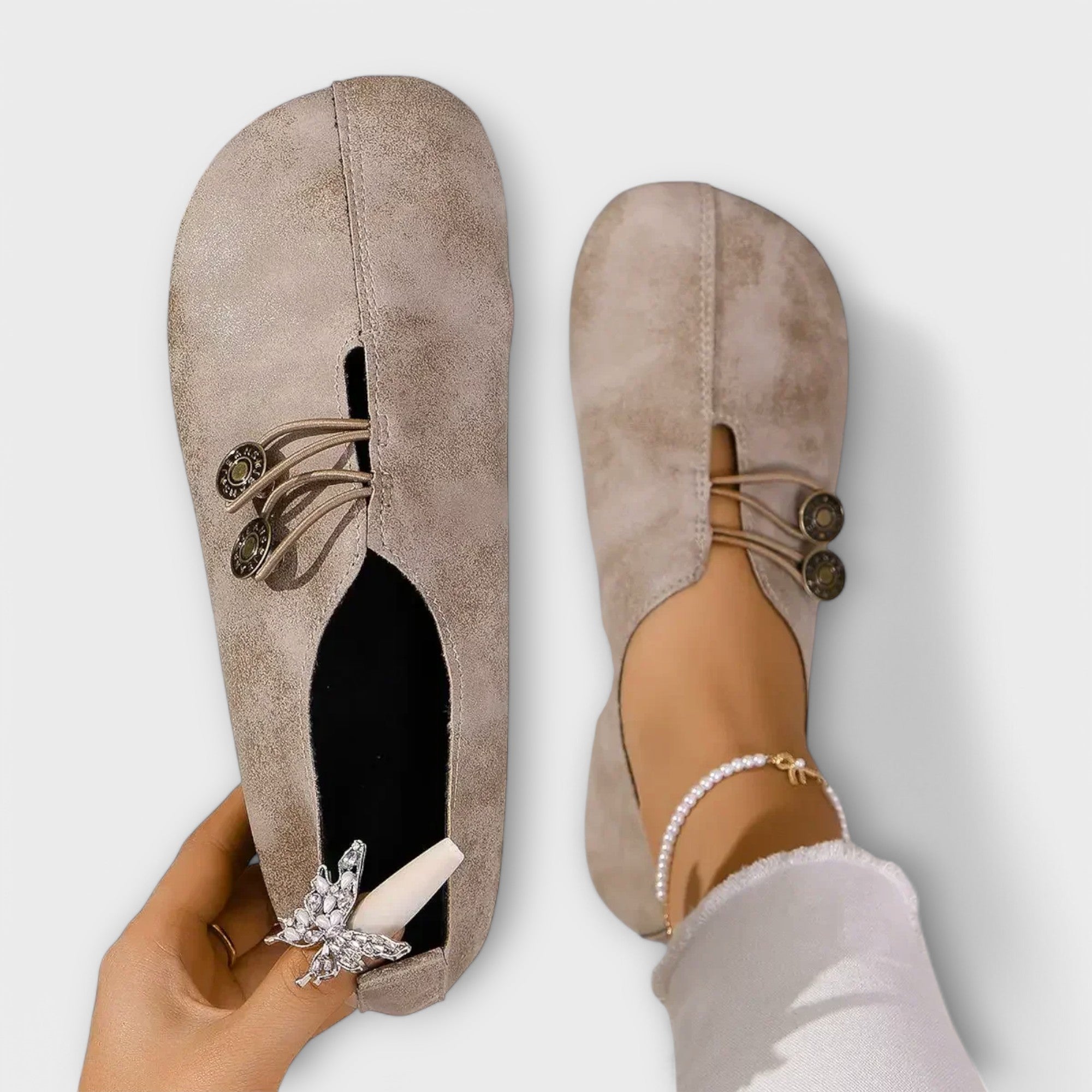 ELYRA™ | Mocassin en daim ultraléger