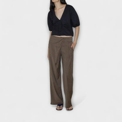 ELYRA™ | Striped Foldable Trousers