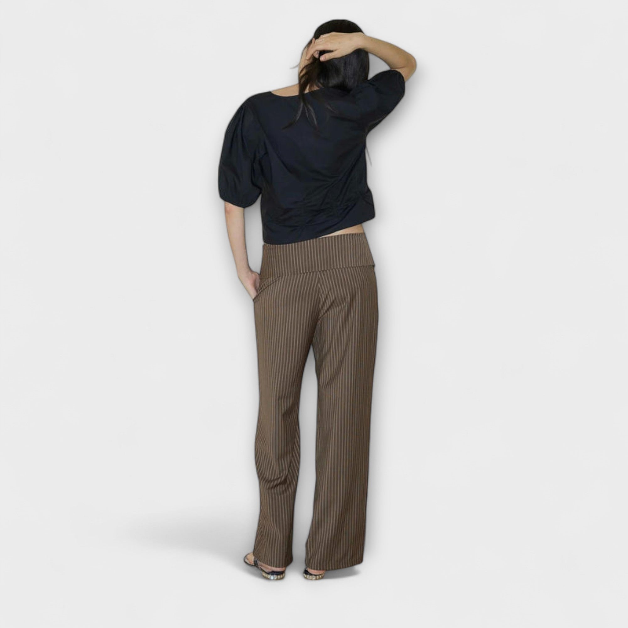 ELYRA™ | Striped Foldable Trousers
