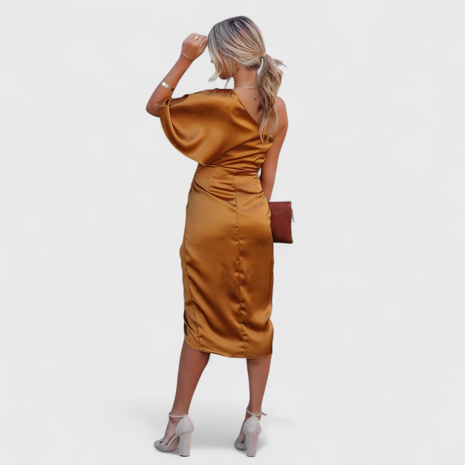 ELYRA™ | Elegant One-Shoulder Dress