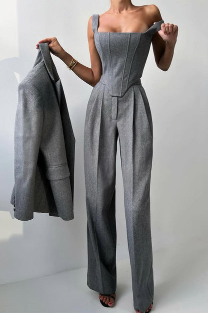 ELYRA™ | Suit with Double-Breasted Blazer