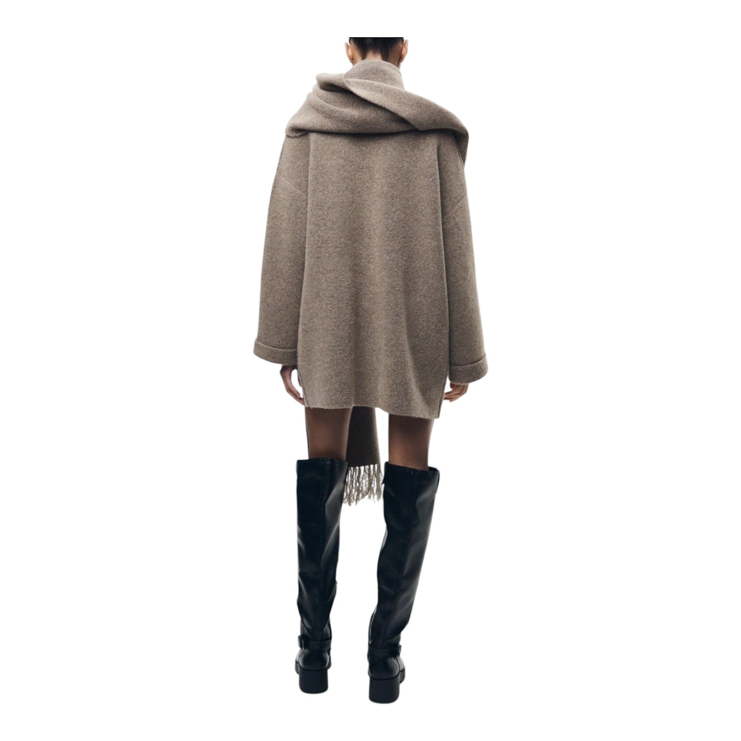 ELYRA™ | Cardigan with Scarf
