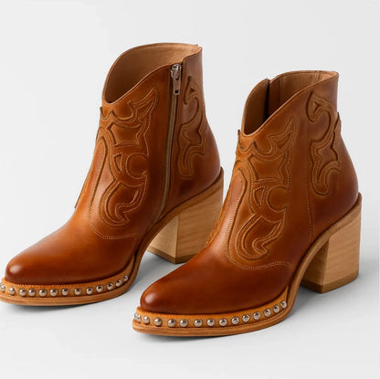 ELYRA™ | Leather Ankle Boots