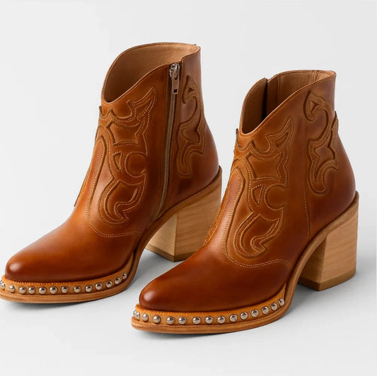 ELYRA™ | Leather Ankle Boots