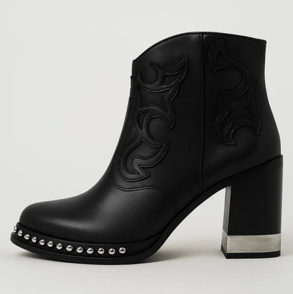 ELYRA™ | Leather Ankle Boots