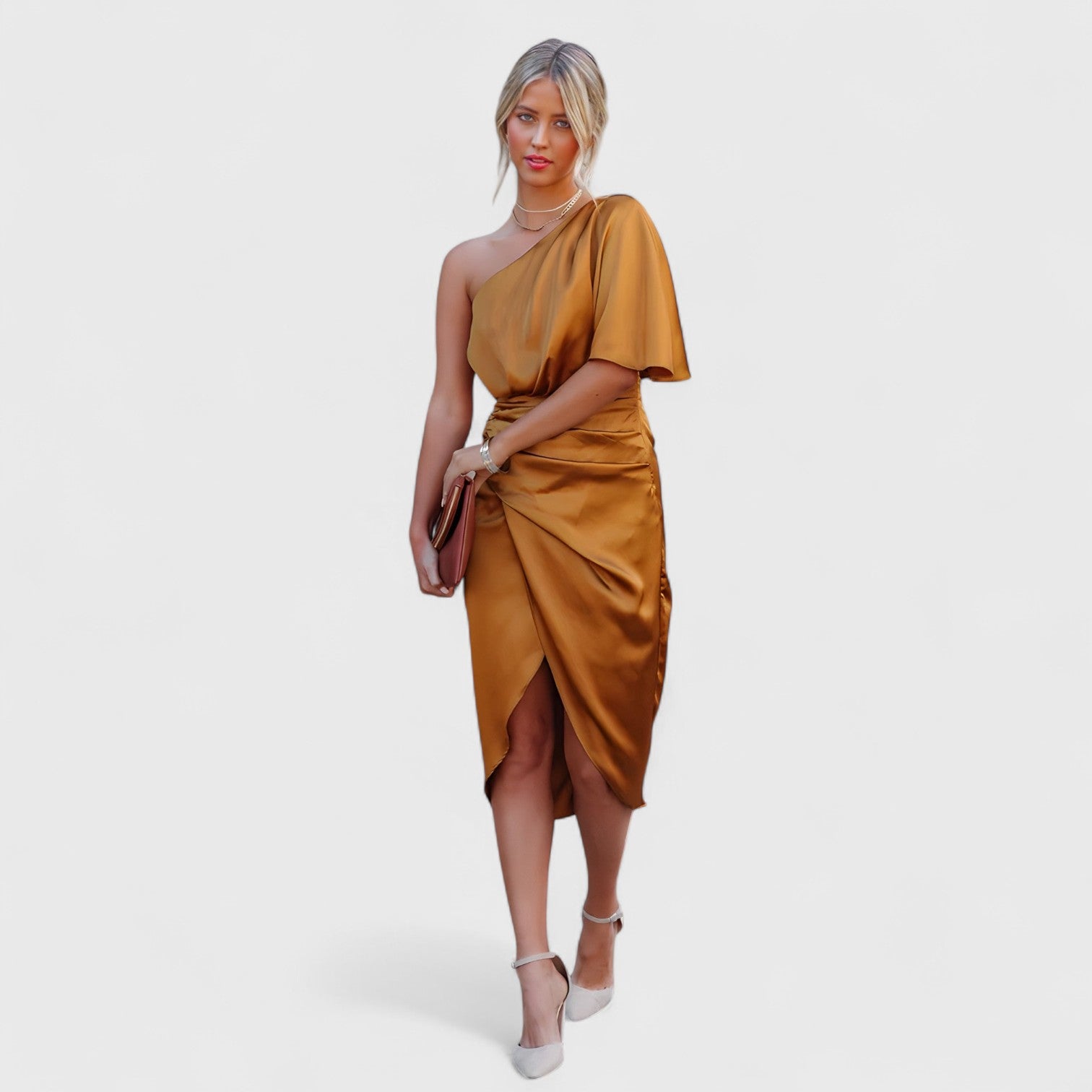 ELYRA™ | Elegant One-Shoulder Dress