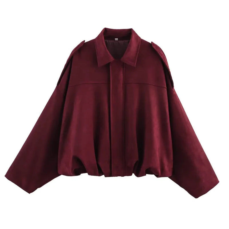 ELYRA™ | Blouson bomber en daim