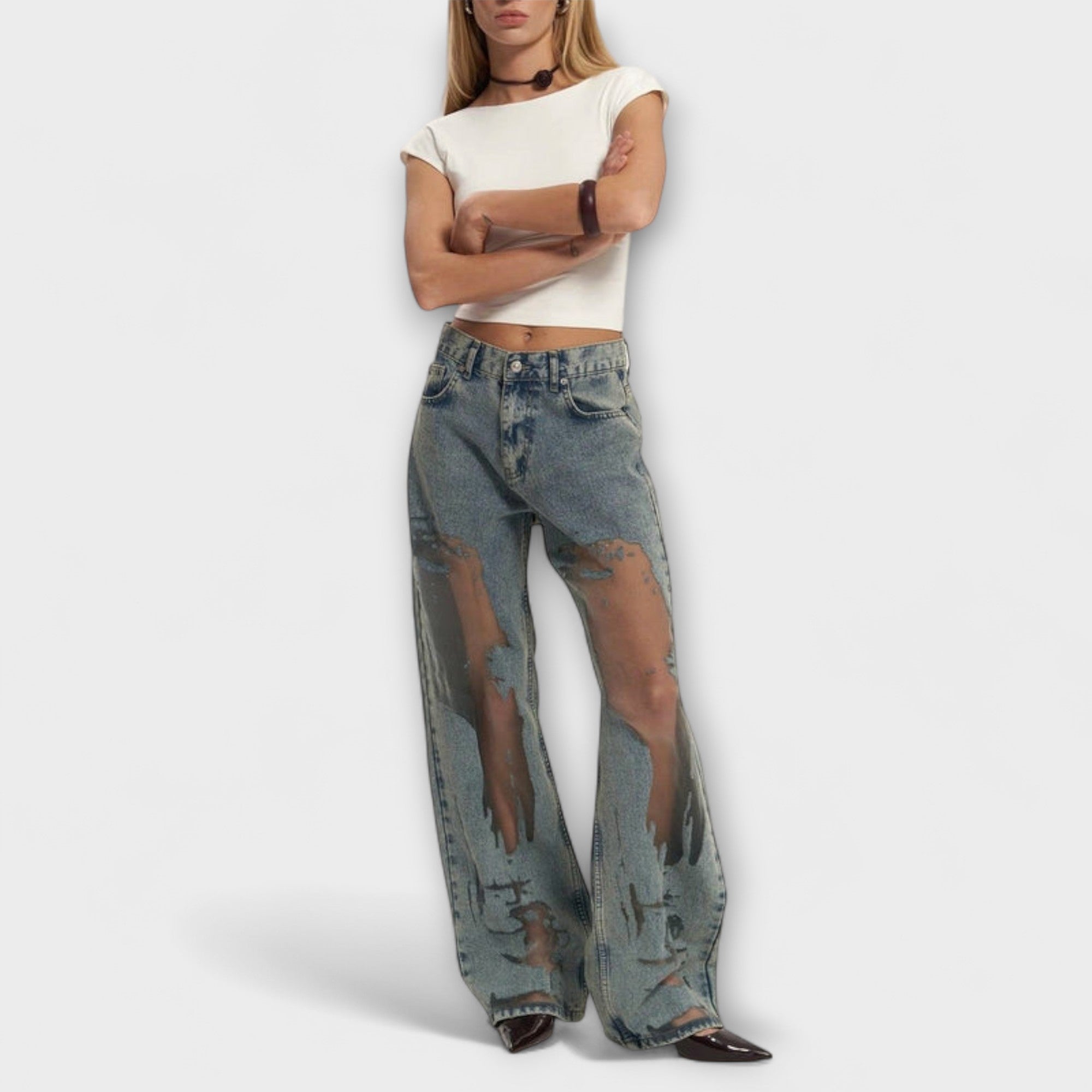 ELYRA™ | Light Blue Denim Jean