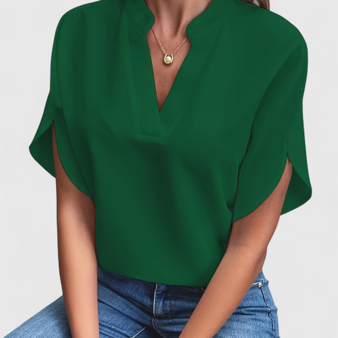 ELYRA™ | Chemise à manches longues en coton satiné