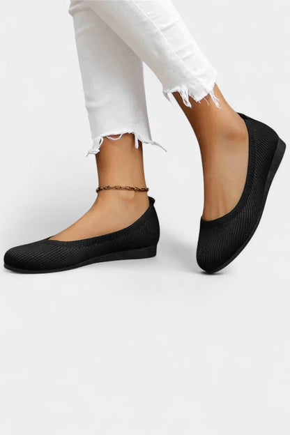 ELYRA™ | Orthopaedic Slip-On Ballet Flats in Soft Leather
