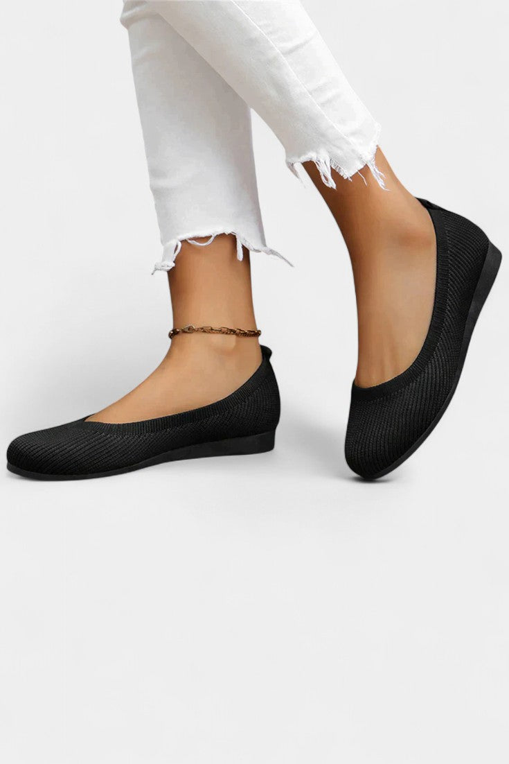 ELYRA™ | Ballerines orthopédiques sans lacets en cuir souple