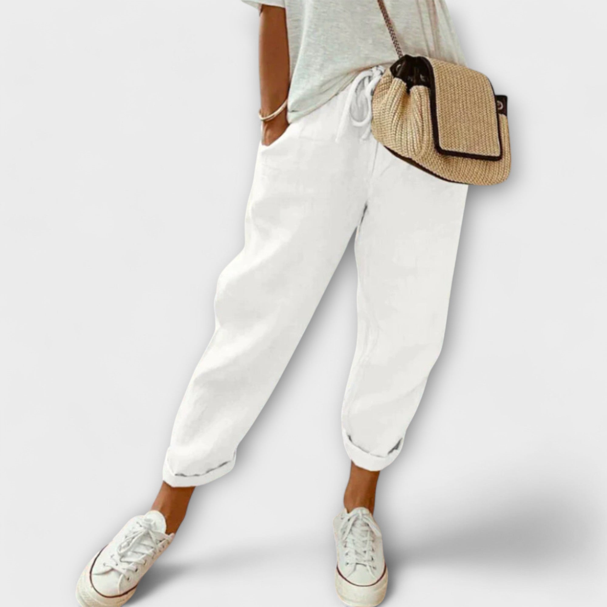 ELYRA™ | Casual Linen Trousers