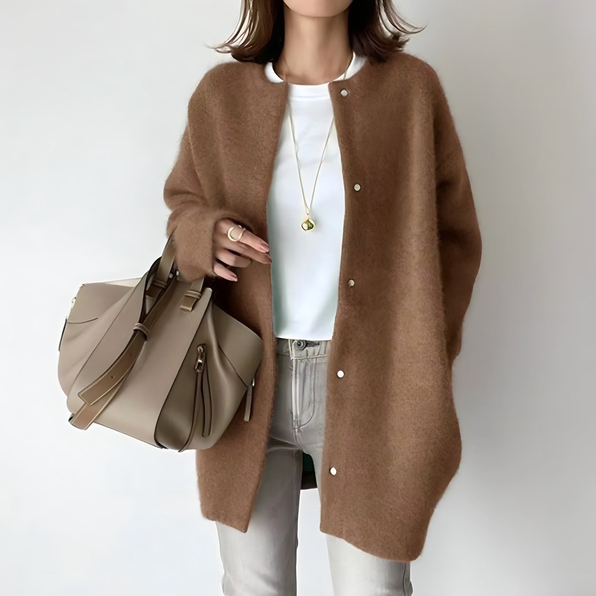ELYRA™ | Elegant Button-Up Cardigan