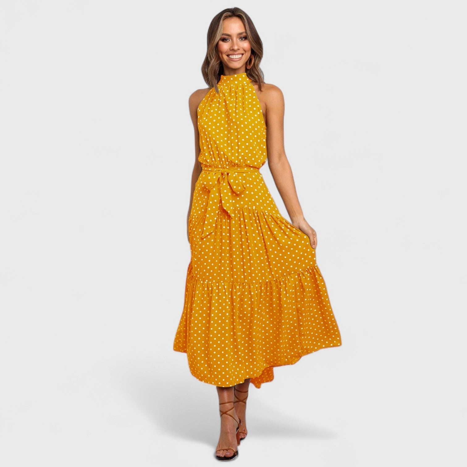 ELYRA™ | Maxi Dress with Flowers