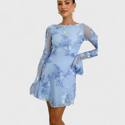 ELYRA™ | Short Floral Print Dress
