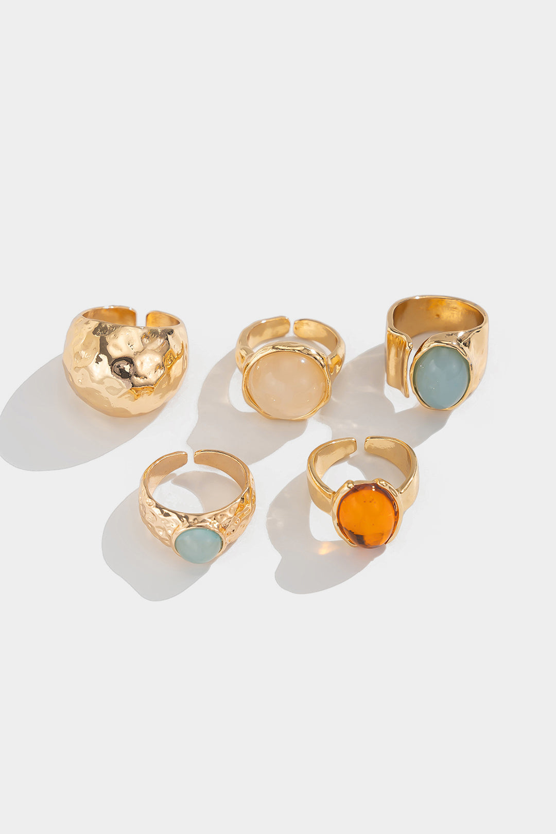 ELYRA™ | Ensemble de Bagues Ouvertes avec Strass