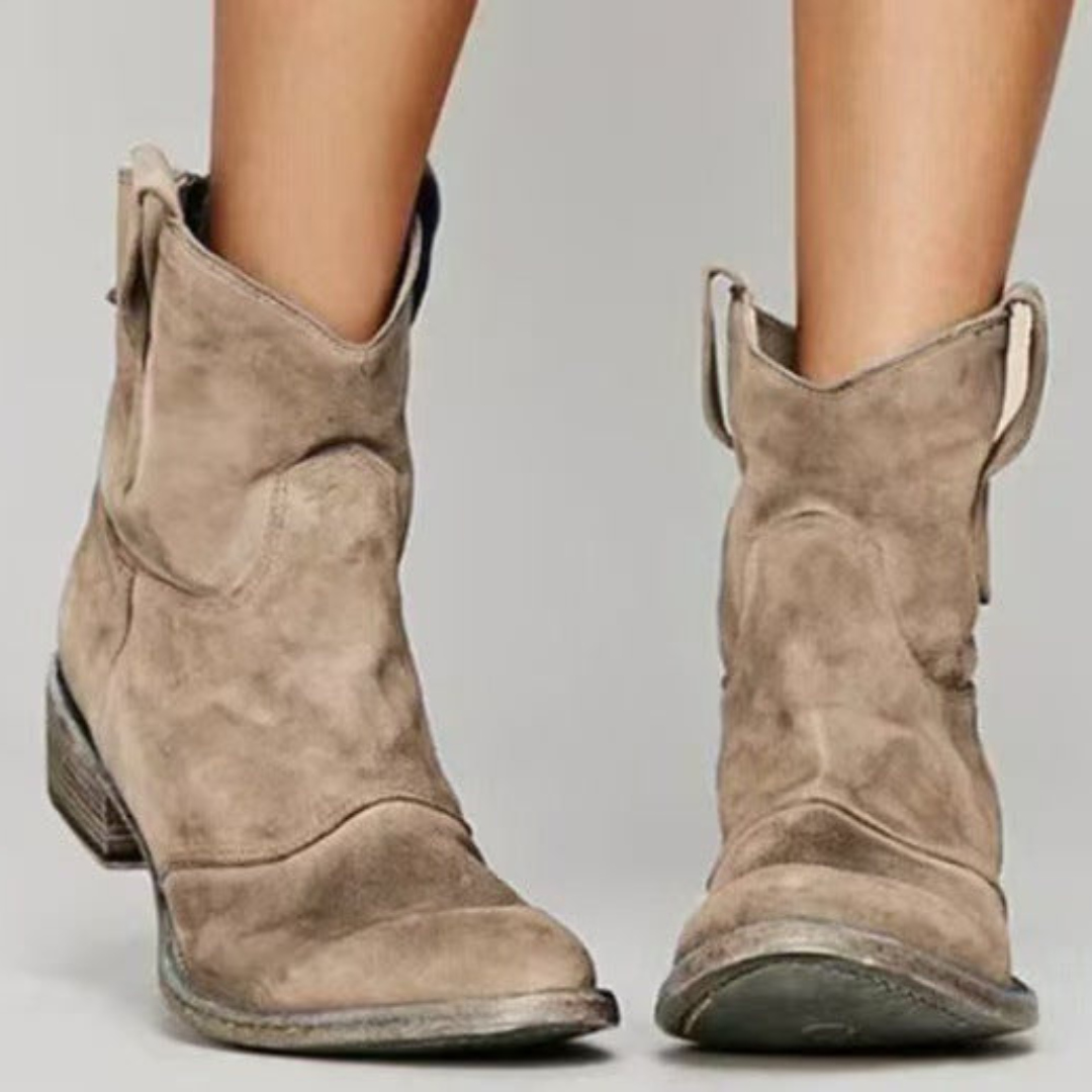 ELYRA™ | Suede Ankle Boots Premium