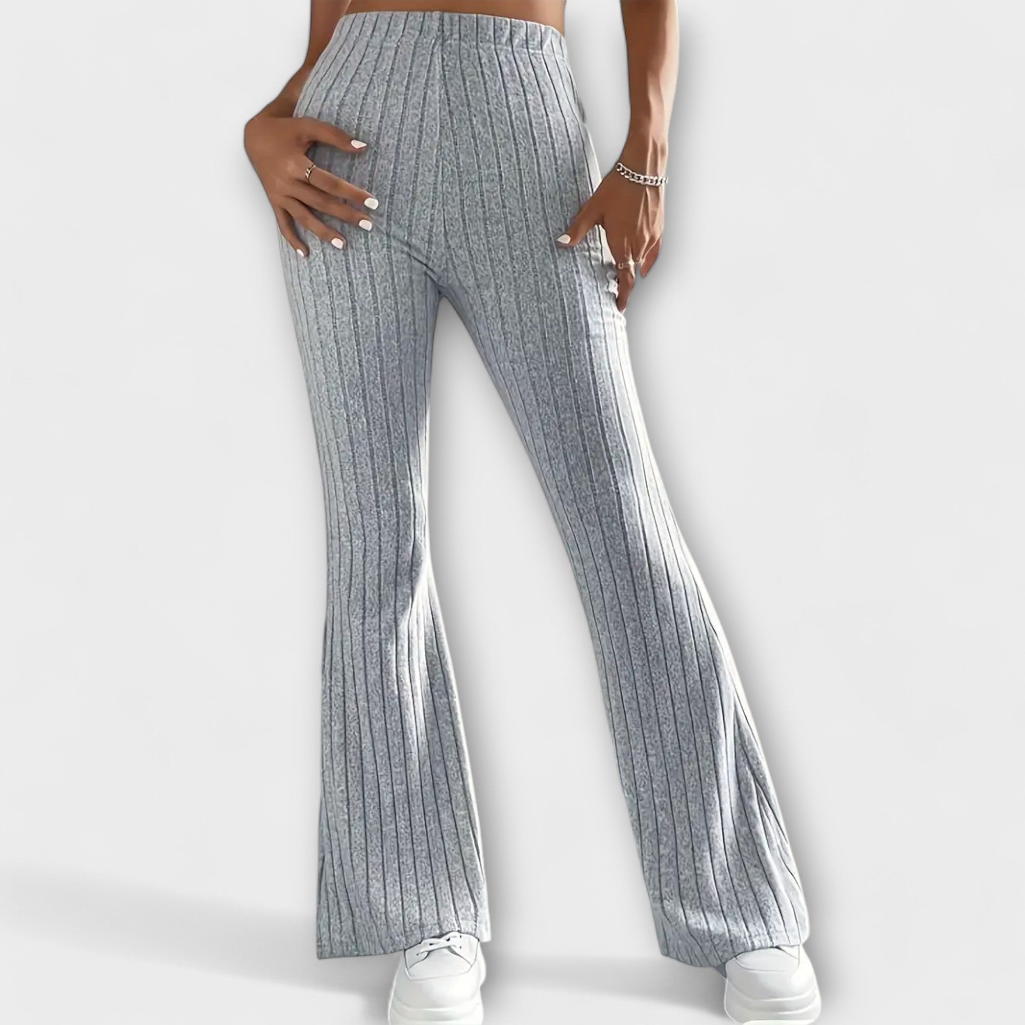 ELYRA™ | Fluid Black Linen Trousers