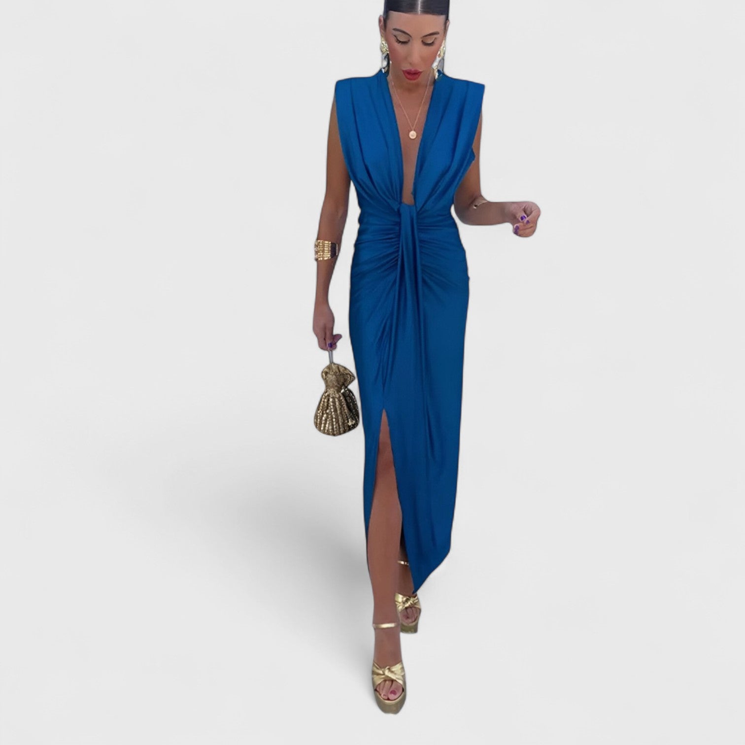 ELYRA™ | long backless dress for summer
