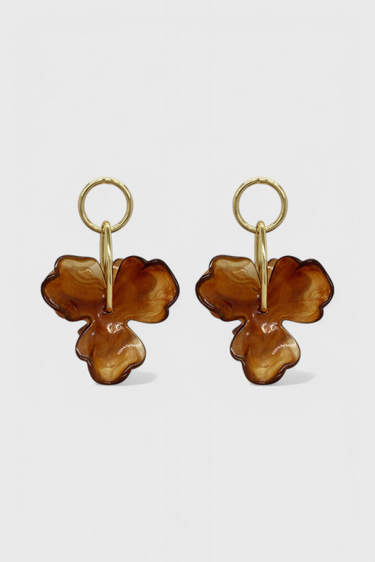 ELYRA™ | Flower Pendant Earrings