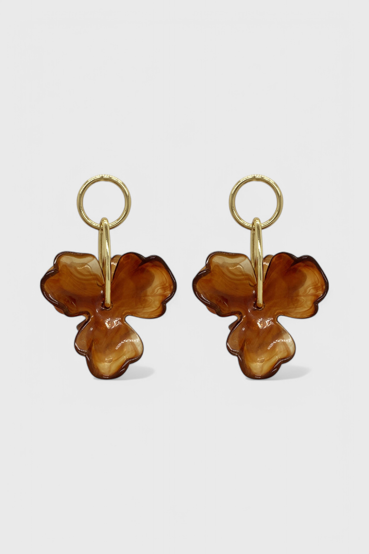 ELYRA™ | Flower Pendant Earrings