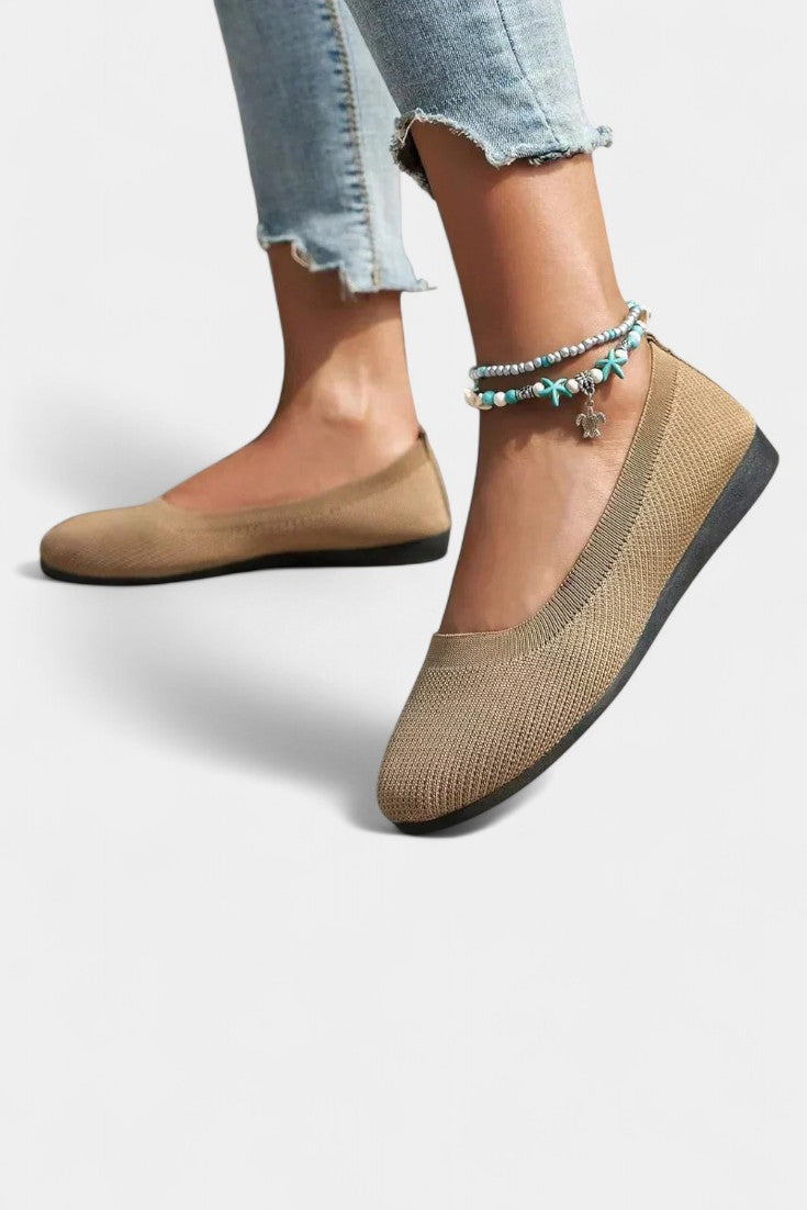 ELYRA™ | Ballerines orthopédiques sans lacets en cuir souple