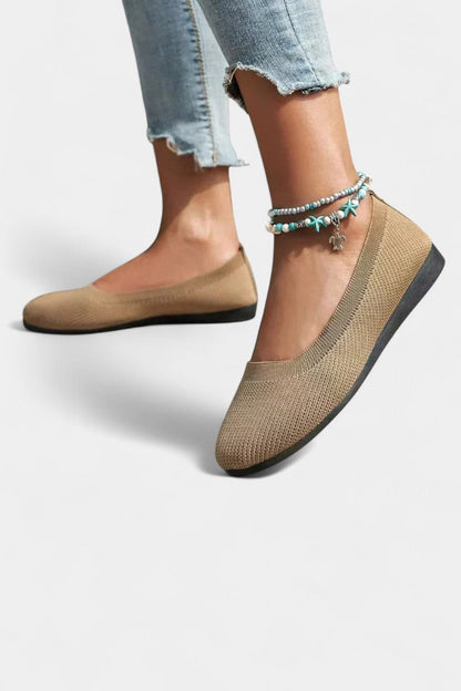ELYRA™ | Orthopaedic Slip-On Ballet Flats in Soft Leather