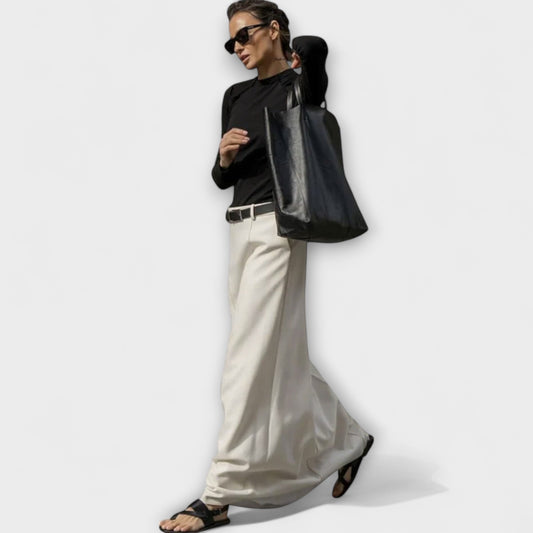 ELYRA™ | H-Line Cotton Skirt, Contemporary Urban Style