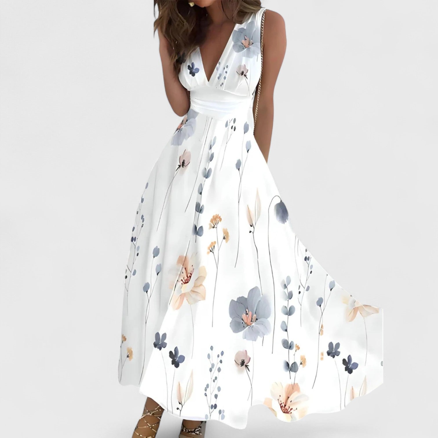 ELYRA™ | Chic petal dress with floral print