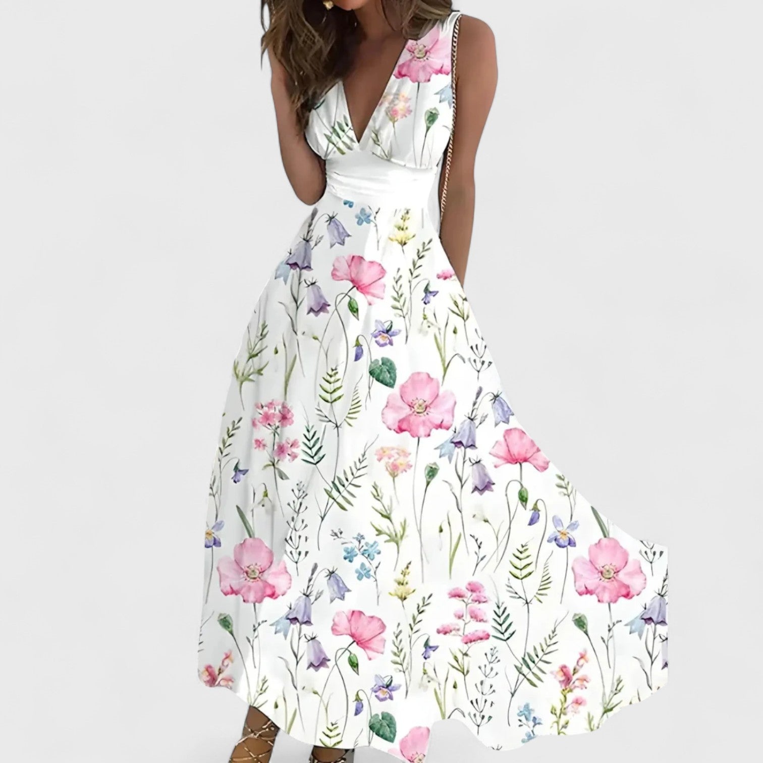 ELYRA™ | Chic petal dress with floral print