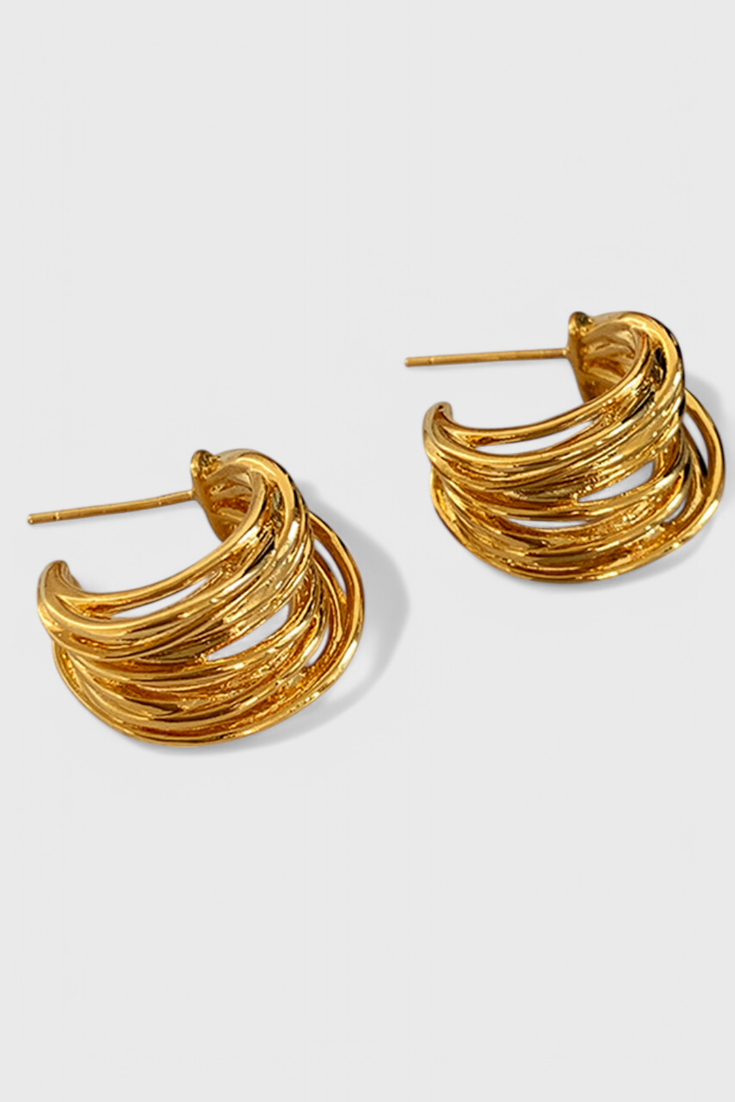 ELYRA™ | C-shaped Earrings