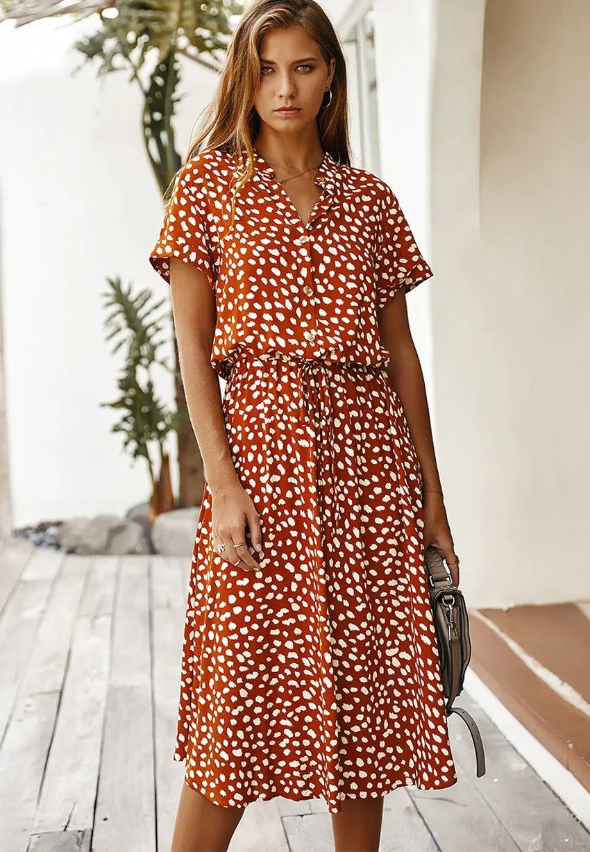 ELYRA™ | Elegant and Casual Midi Dress