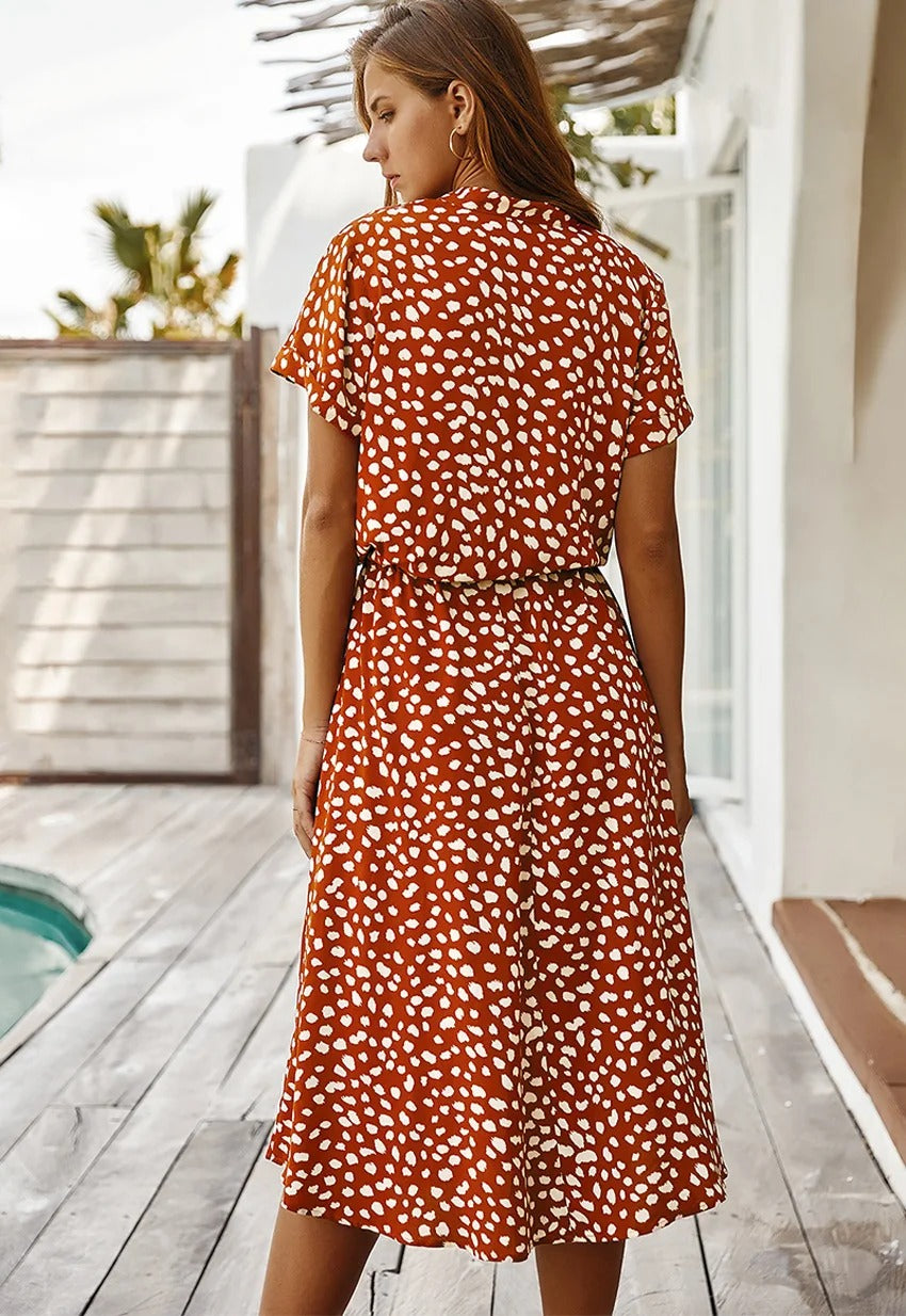 ELYRA™ | Elegant and Casual Midi Dress