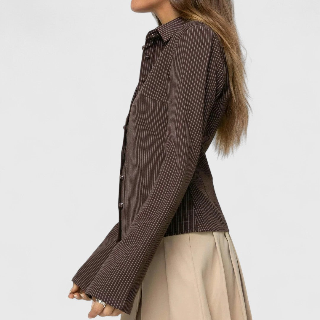 ELYRA™ | Blouse vintage à motifs floraux
