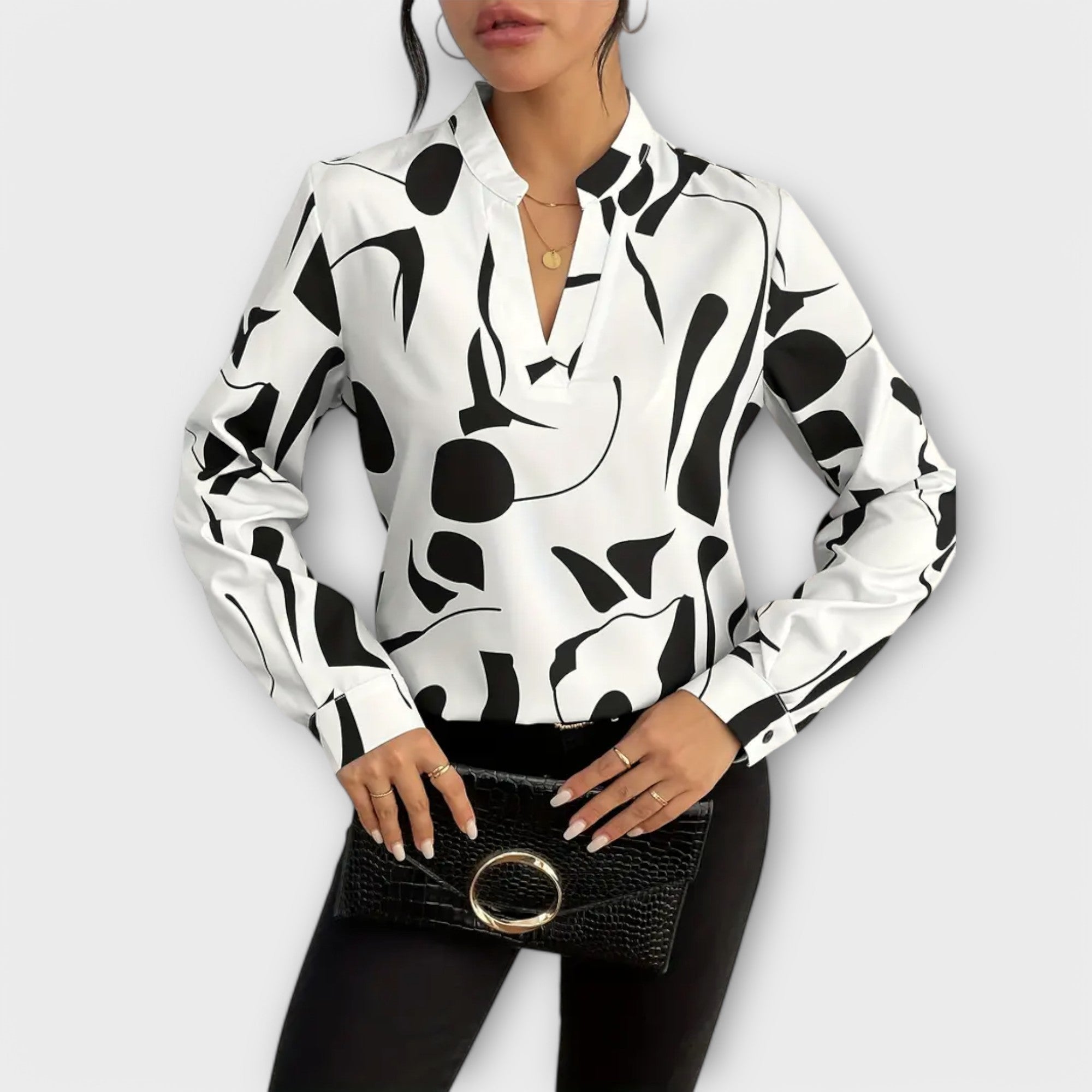 ELYRA™ | Blouse à motifs géométriques