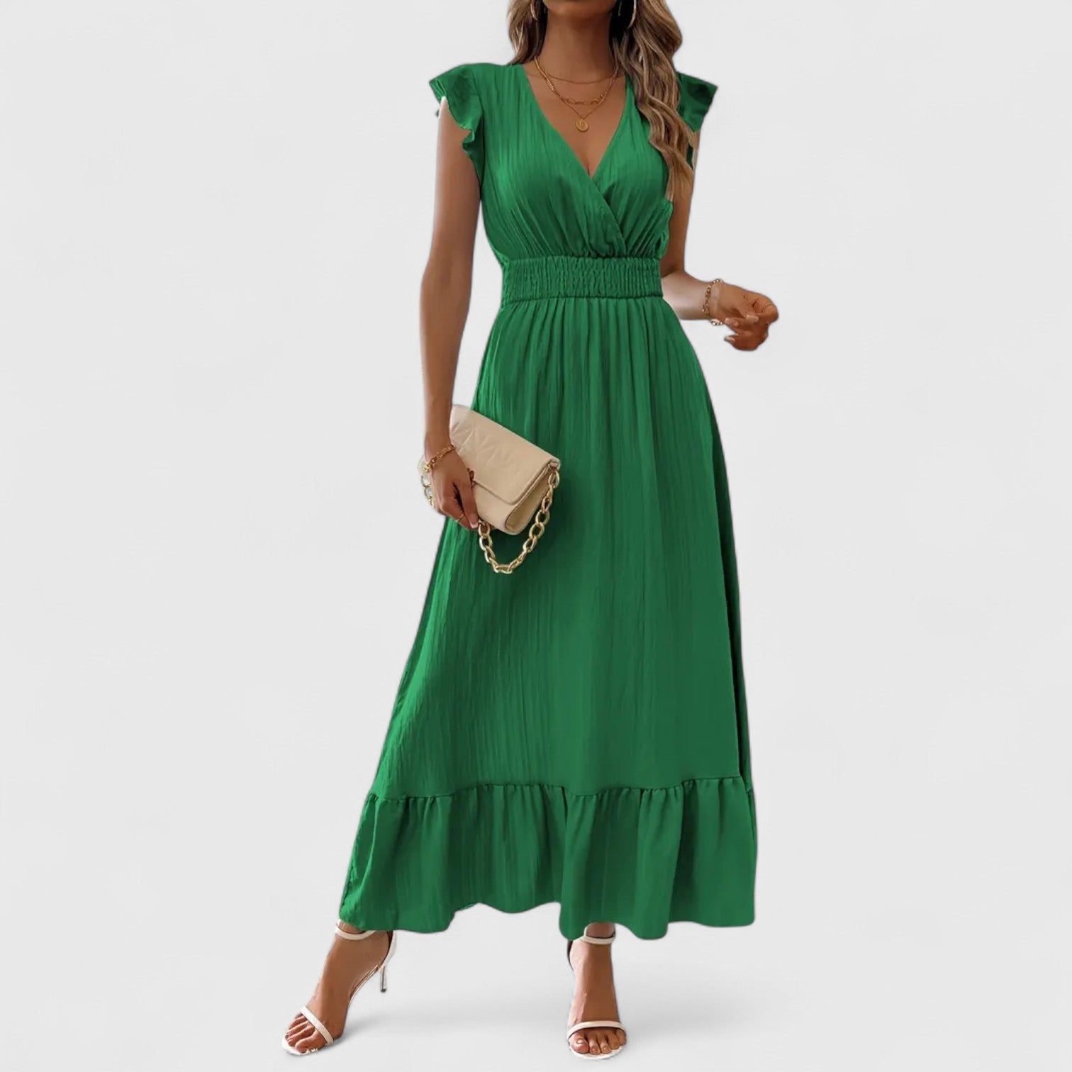 ELYRA™ | Elegant and Feminine Ruffle Dress