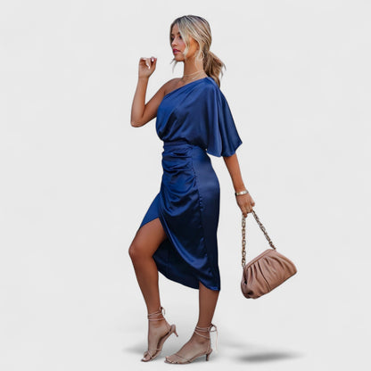 ELYRA™ | Elegant One-Shoulder Dress