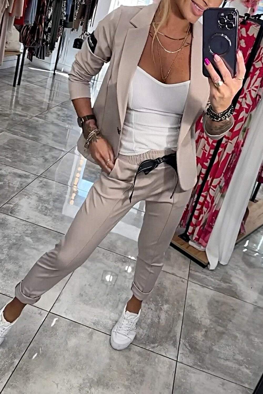 ELYRA™ | Casual Blazer and Jogger Set