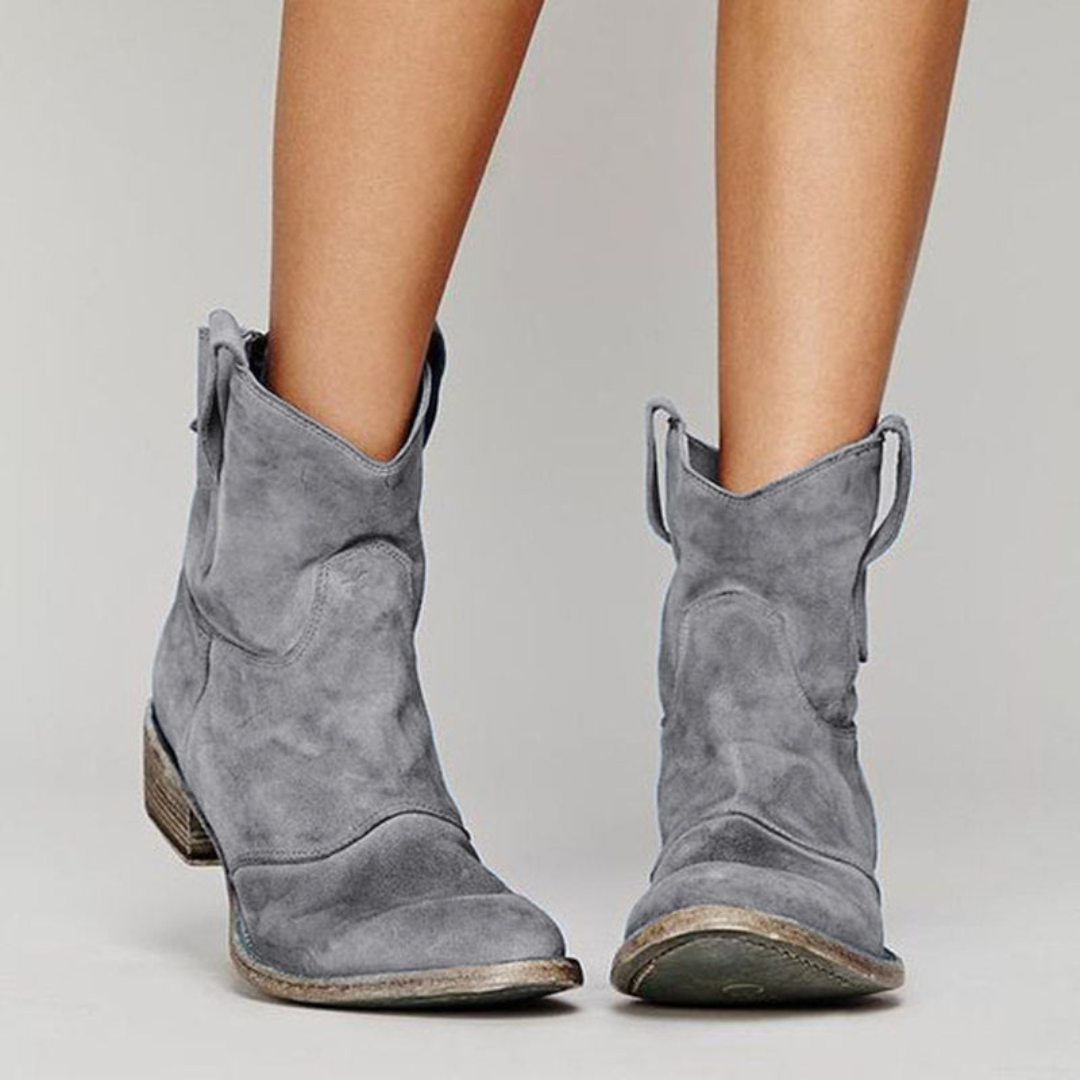 ELYRA™ | Suede Ankle Boots Premium