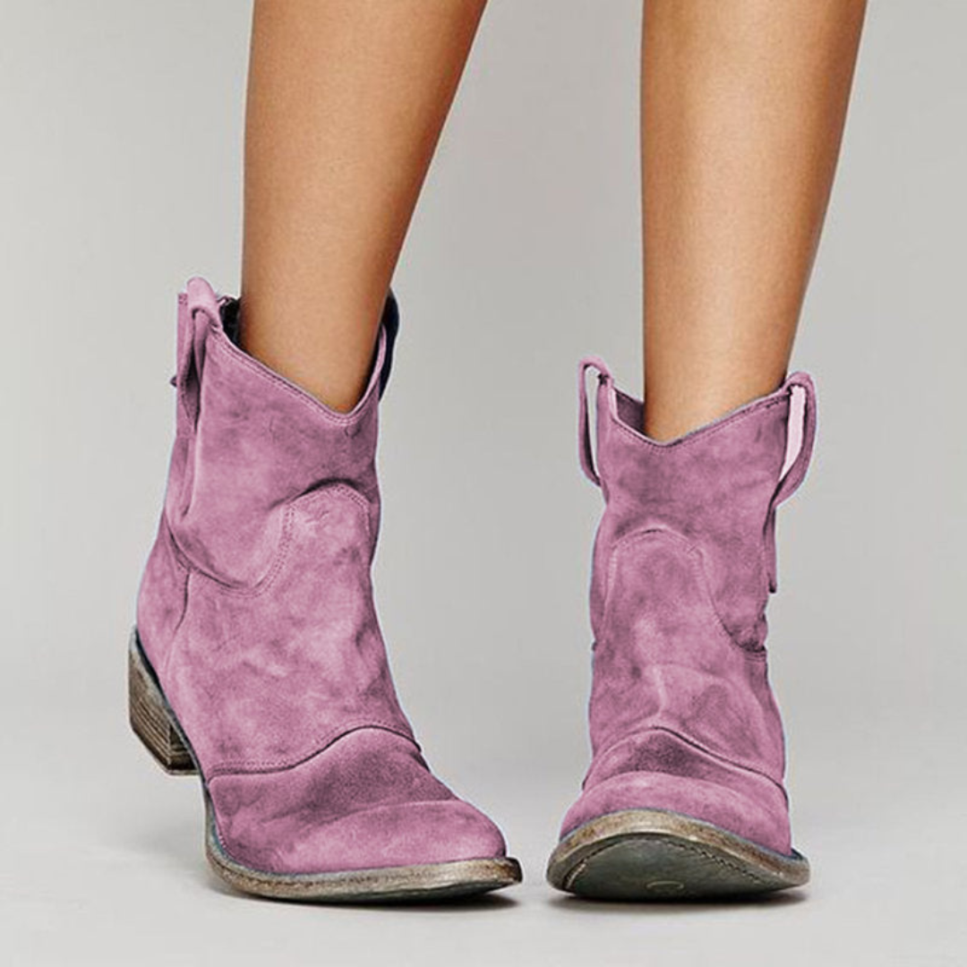ELYRA™ | Suede Ankle Boots Premium