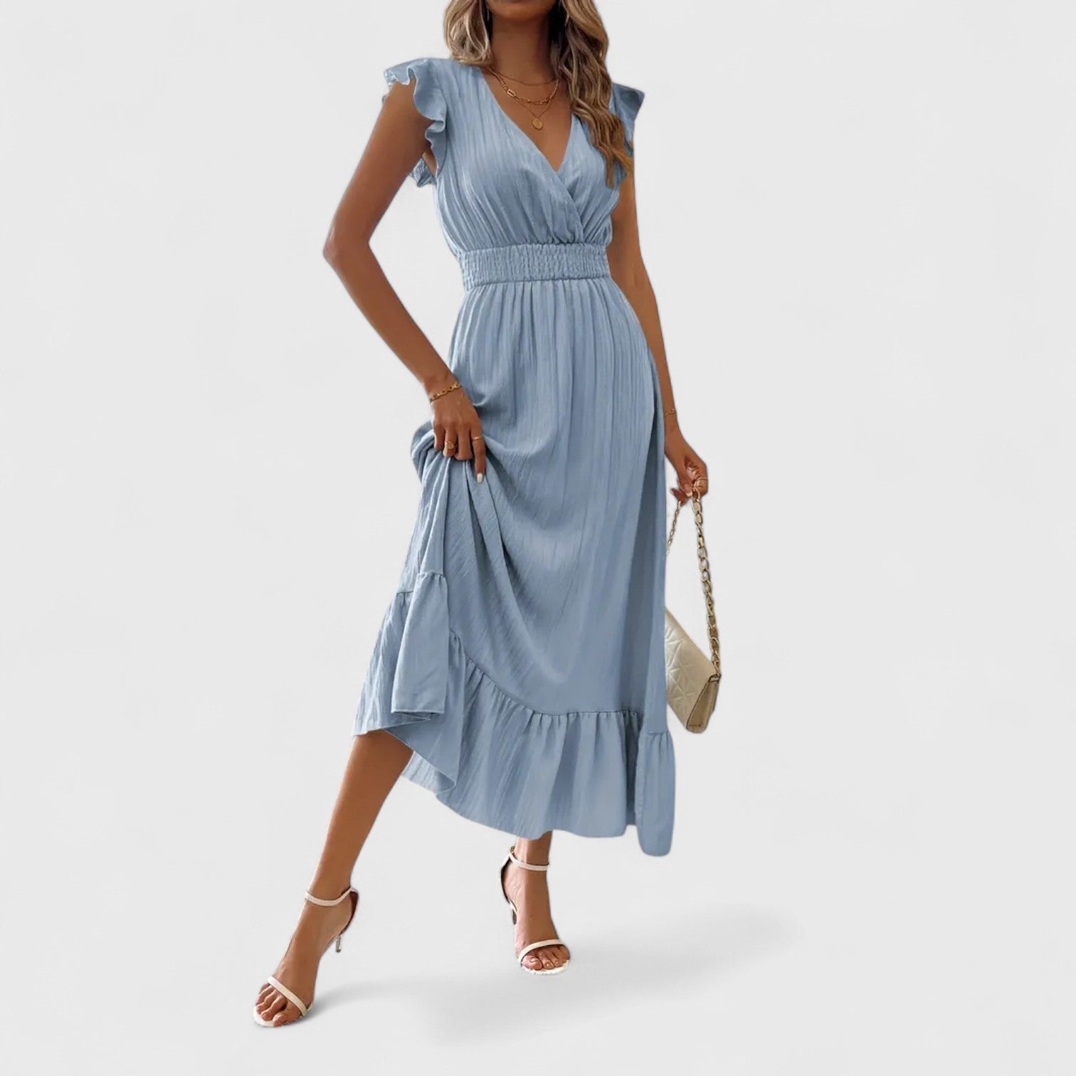 ELYRA™ | Elegant and Feminine Ruffle Dress