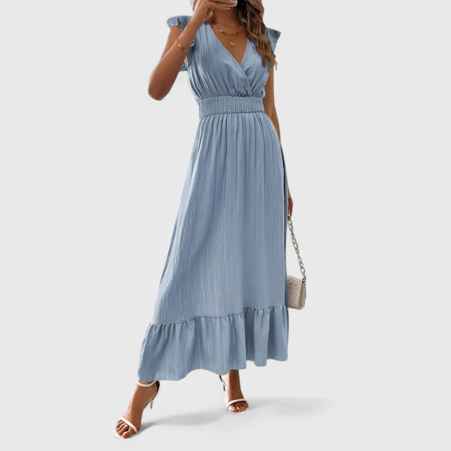ELYRA™ | Elegant and Feminine Ruffle Dress